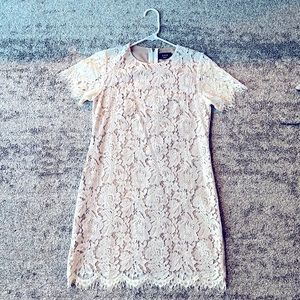 EUC Vici White Lace Dress (Size Small) wormed once